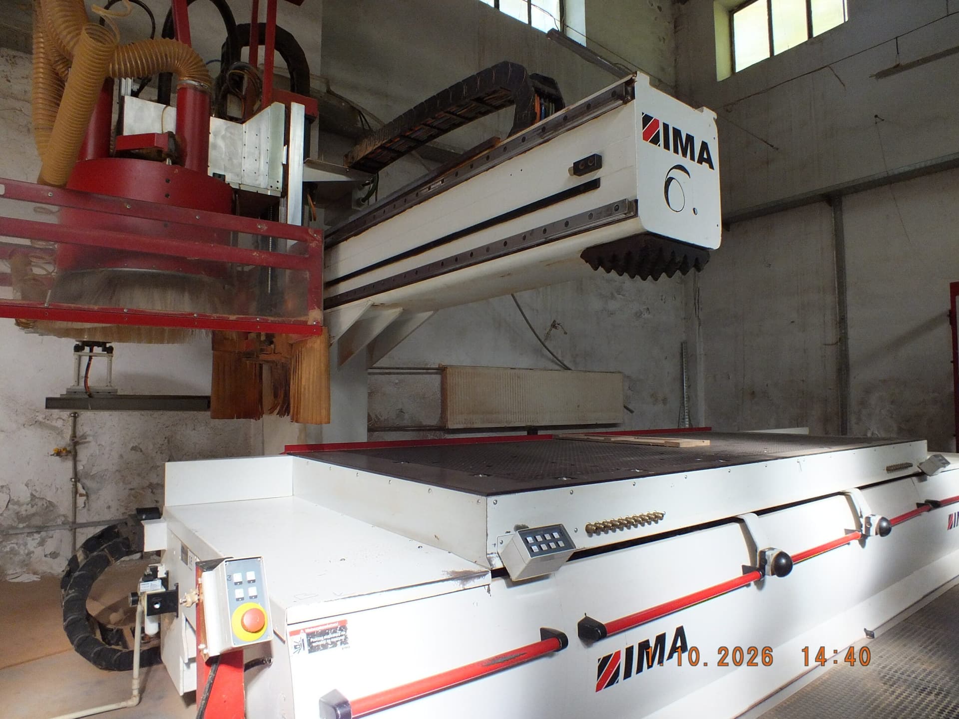 CNC milling center, 5-axis BIMA 410/R4/140/300Robotkopf