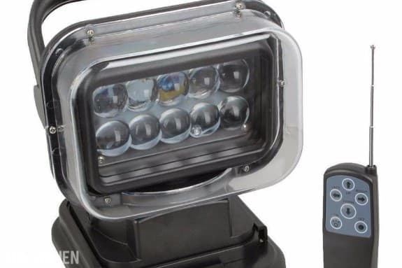 2 stk. 50W LED-søkelys med fjernkontroll – Roterende lampebase (NSL-5010SH01-50W)