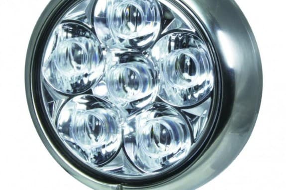 3 stk nye Maxtel 6" Led ekstralys med rustfritt hus.  Ref 25, 3000Lm. 7060