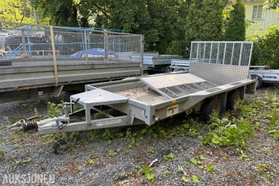2016 Ifor Williams GX126 Maskinenger – 3500kg, 120cm rampe