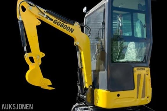 2026 Günter Grossmann - Europas ledende - GG800N - 900KG DIESELDREVET MINIGRAVER - HELT NY OG UBRUKT, 1 timer