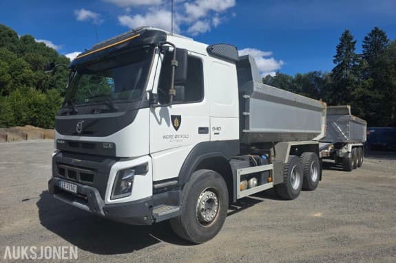 2014 Volvo FMX 540 6x4 tippbil, Sörling tippkasse