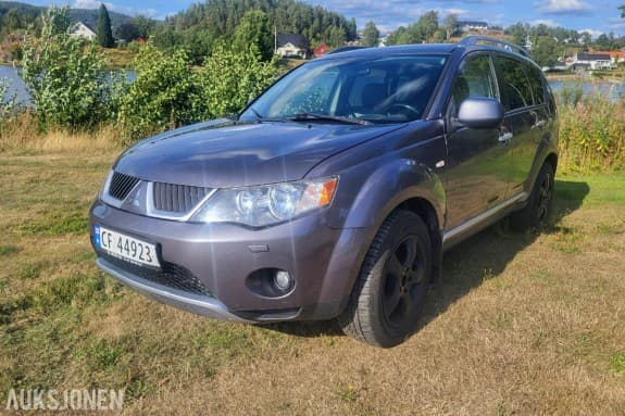 2008 Mitsubishi Outlander 2.0 Diesel 4WD, 7 seter, Cruisekontroll, Hengerfeste, Skinninteriør, Reparasjonsobjekt 