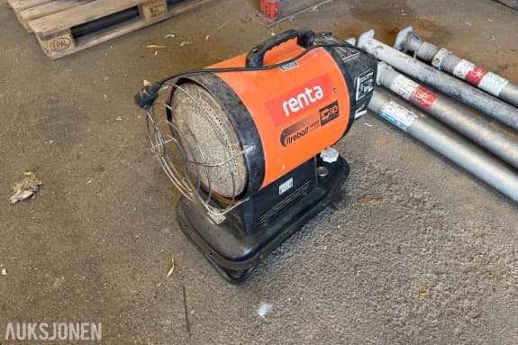 SIP Fireball 74XRDT - 20kW infrarød varmeovn