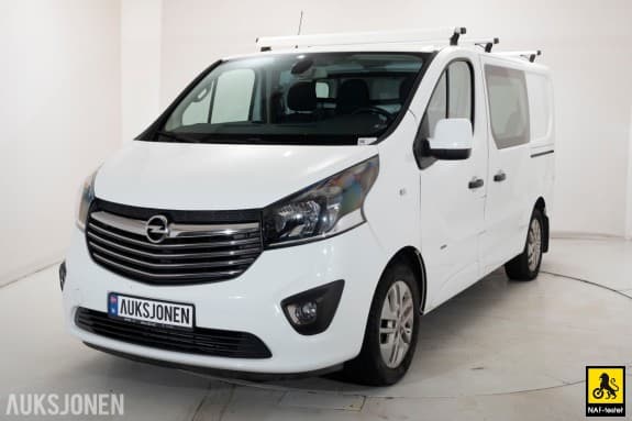 2018 Opel VIVARO 1.6 D 125HK HENGERFESTE NAVI CRUISE SKYVEDØRER 