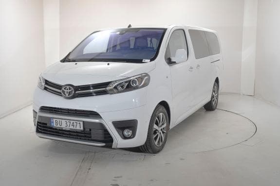 2023 Toyota Proace 2,0D 177HK AUT LANG 9 SETER KAMERA VARMER CRUISE EL. SKYVEDØRER 