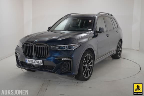 2021 BMW X7 XDRIVE40D 340 HK AUT M-SPORT B&W 7-SETER ACC HENGERFESTE PANO LUFT 