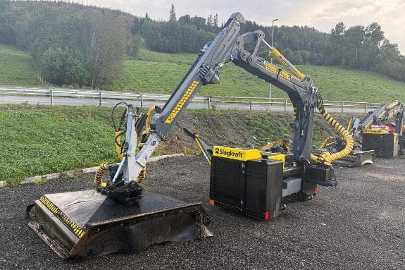 2023 Slagkraft W70 1056kantklipper m/ kranarm og klippehode - 1751 timer 
