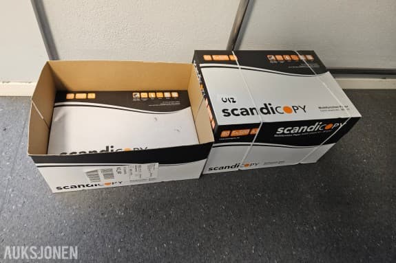 Scandicopy kopipapir A3 - 80 g - Uåpnet eske 5 x 500 ark - Pluss åpnet eske ⁠