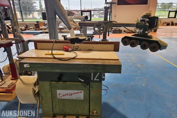 L'Artigiana bordfres - Med mateverk - Trefase 380 V - Anlegg og avsugsstuss ⁠