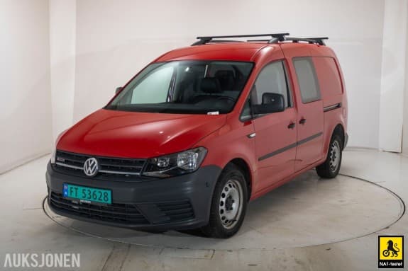 2016 Volkswagen Caddy Maxi 2,0 TDI 122 HK 4MOTION ACC HENGERFESTE VARMER INNREDNING 