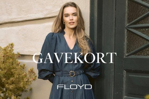 Rosa sløyfe: "Din nye garderobe begynner her"  Gavekort på 3 000,- hos FLOYD.no