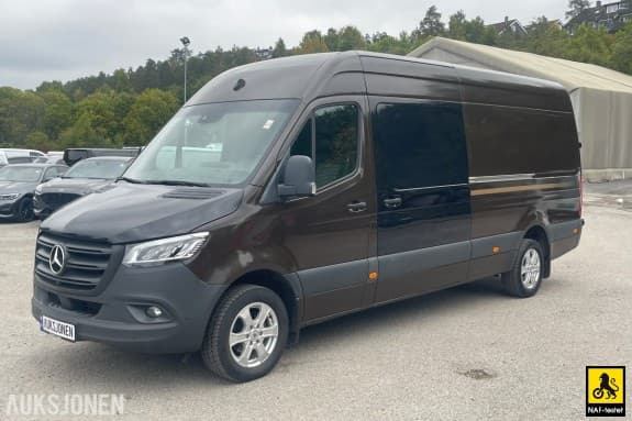 2022 Mercedes-Benz Sprinter 170 HK AUT HENGERFESTE ACC VARMER 360-KAMERA FIL & FJERNLYSASSISTENT