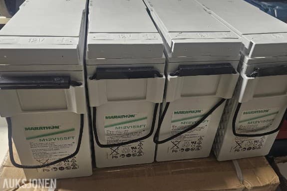 4 stk -Marathon M12V155FT – 12V / 155Ah batterier