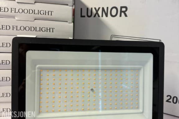 20 stykker Luxnor Led Lyskaster 200W! Kvalitet - Helt nye! Luxnor