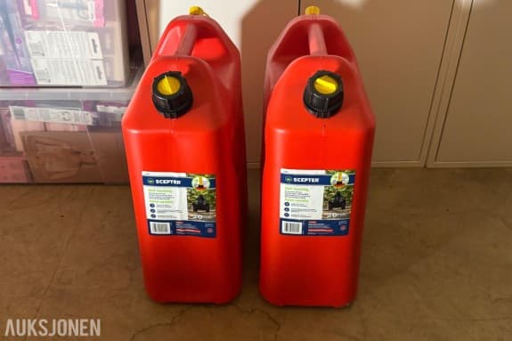 2026 Scepter bensinkanne 20L 2stk Nye! 