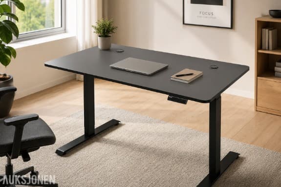 5 stk -  komplette elektriske hev/senk-skrivebord – selges samlet! Velg mellom fler størrelser!