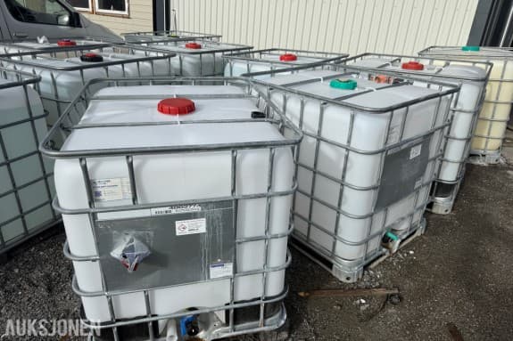 5 stk IBC Containerar / tankar - 1000 ltr