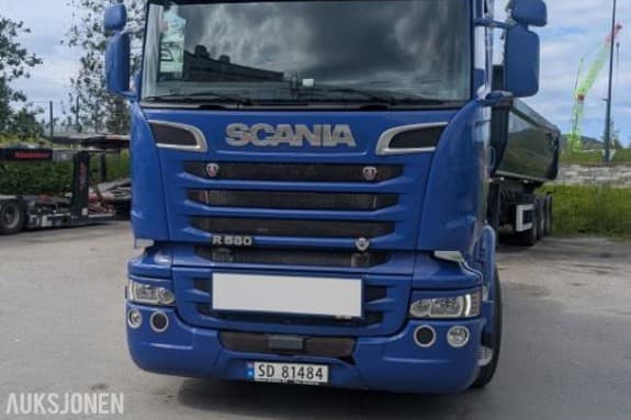 2016 Scania R 580 Trekkbil, Euro 6, 581 hk, 6x2, hydraulikk og flyttbar svingskive.