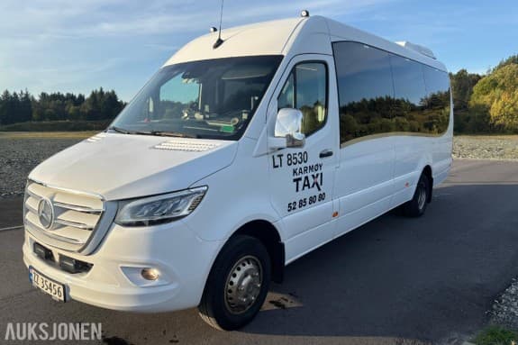 2023 Mercedes-Benz 2023 Iles Automotive Sprinter 17-seters buss, Automat, Rullestolrampe, 123.931km