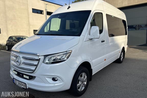 2024 MERCEDES BENZ ILES AUTOMOTIVE SPRINTER 2,0 170HK RWD - 9-SETER AUTOMAT - 170HK - HENGERFESTE - RULLESTOLRAMPE - 82527KM