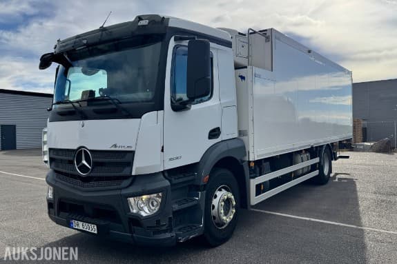 2019 Mercedes-Benz ANTOS kjøle-/fryseskap, Carrier Supra 750 Nordic, Onspot, Zepro 2 000 kg bakløfter