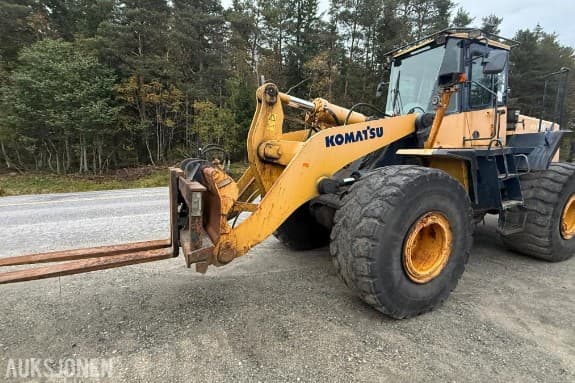2002 Komatsu WA480-5H 15 505 t Hjullaster m/ 3,8 m³ skuffe