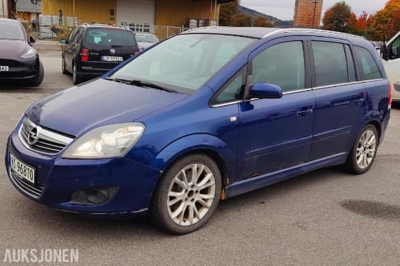 2010 Opel Zafira 1.7 Diesel, 7 seter, S+V dekk, EU OK til 08.2028