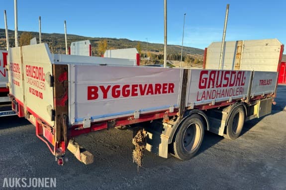 OL Engen 2-akslet plankjerre