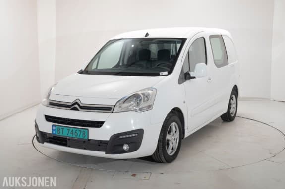 2017 Citroen BERLINGO 1.6 D 99 HK AUTOMAT CRUISE KLIMA 3-SETER 