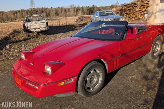 1986 Chevrolet Corvette C4 Cabriolet 