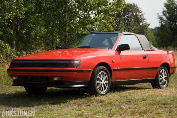 1986 Toyota Celica cabriolet 2.0 150HK EU OK 05.2028  140198km