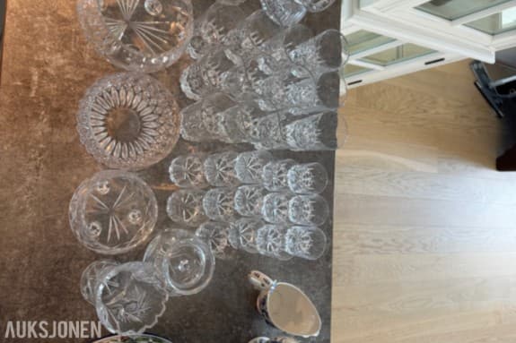 DIVERSE GLASS/KRYSTALLGLASS/PORSELEN