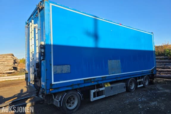 2017 Lipe PV KP-HS-HP flishenger-kjedetømming-hydraulisk tak- sideåpning-utrekkbart dreg for 60 tonn