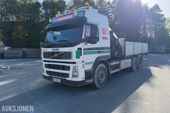 2007 Volvo FM13 440 6x2 Kranbil - HIAB 477E-8 XS 43,9 tm - 20,8 m - Manuell - 558 149 km