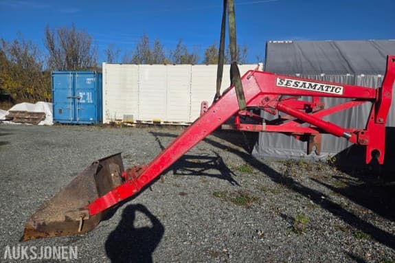 1978 Massey Ferguson MF 165 komplett laster med skuff
