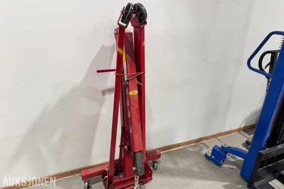 Elefant kran for verksted 1000 kg. Sammenleggbar