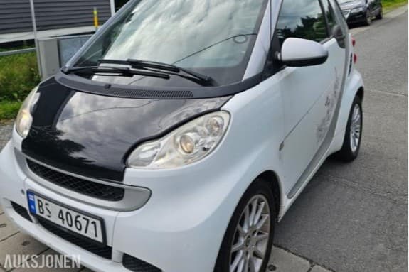 2010 Smart Fortwo 0.8 Diesel 54Hk, 99000km Automat EU ok til 01.2028
