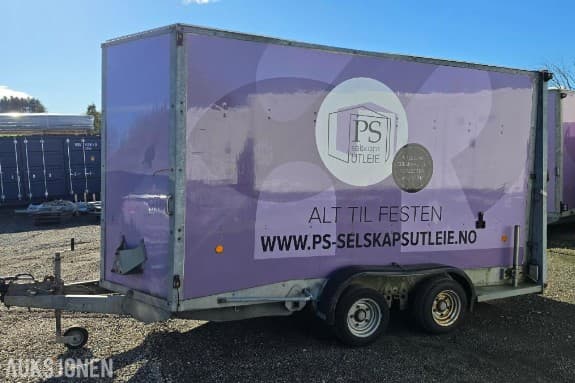 2008 Ifor Williams Ramp skaphenger, 3500 kg, 2420 kg nyttelast
