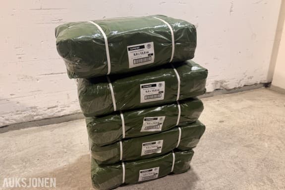 10 stk ETC Supreme 8 × 13 m presenning 90 g/m²