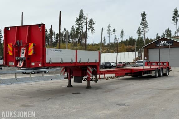 2018 Kel-Berg HRD jumbotralle, 6 m uttrekk, styring bak, fjernkontroll og komplett lemsett