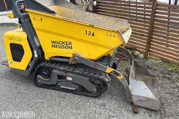 2020 Wacker Neuson Dt10 e, 738 timer mini beltedumper - mva fri