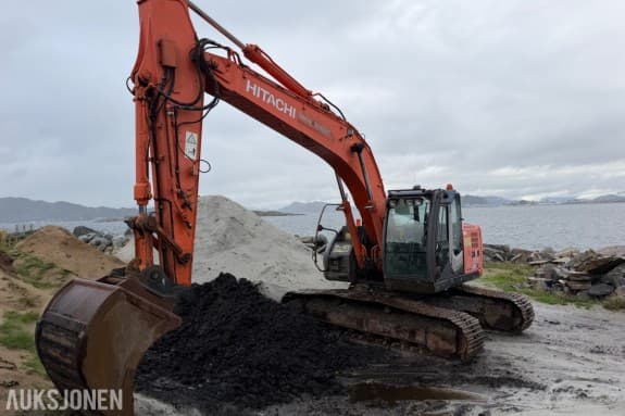 2008 Hitachi ZX225USPLC-3 Beltegraver, Engcon tiltrotator, S70, 2 skuffer