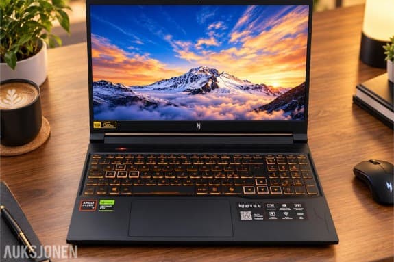 Acer Nitro V16 AI Gaming-PC – RTX 5060 8GB – Ryzen 7 – 180Hz 16 GB RAM -Kraftig bærbar laptop fra 2025 med kvittering og garanti Elkjøp