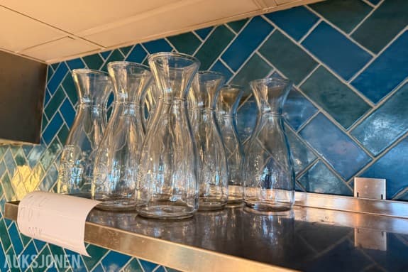 10 stk glasskarafler