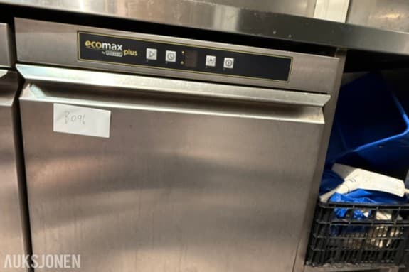 Hobart Ecomax Plus – profesjonell underbenkoppvaskmaskin – rustfritt stål