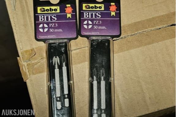 Gebe Bits PZ3 50 mm – 10 kartonger