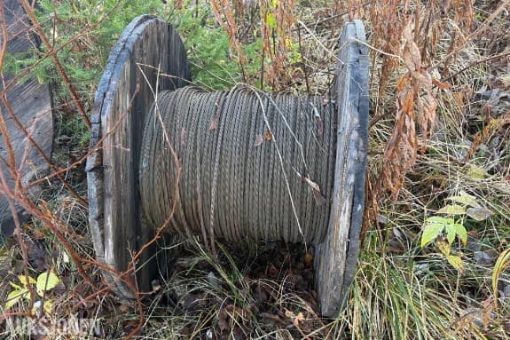 Kobberwire på kabeltrommel - ca. 20–30 kg 