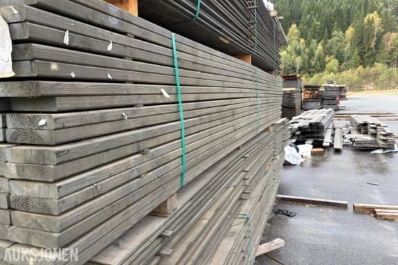1 PAKKE 28x120 TERRASSEBORD - MARNAR BRUK - RG.40 STORMGRÅ