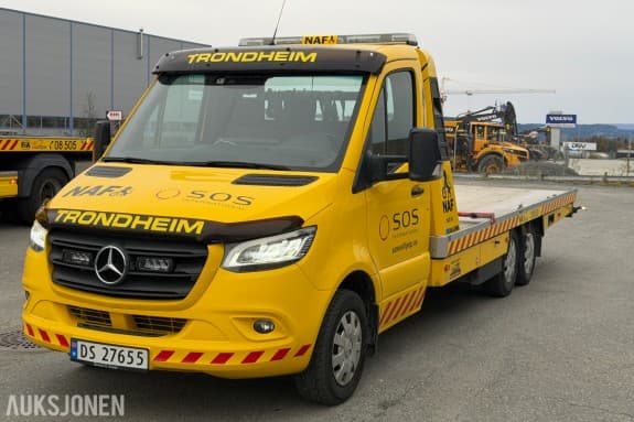 2023 Mercedes Benz Sprinter Eder ALGEMA BLITZLADER - 419/43 bergingsbil med Algema påbygg i aluminium.